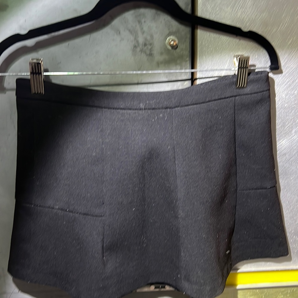 Mango A-Line mini skirt black